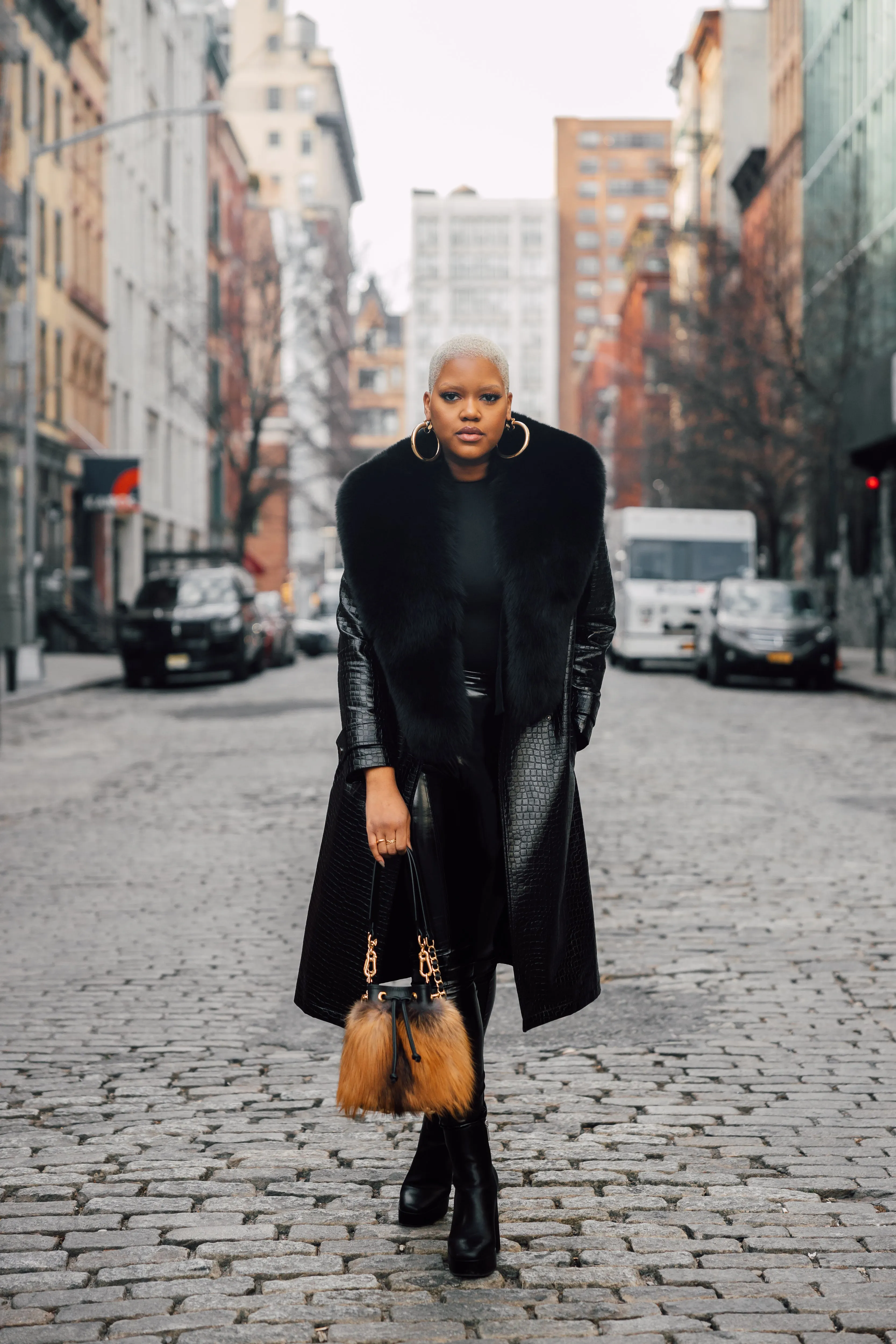 Brooklyn Bucket Bag | Butterscotch Small