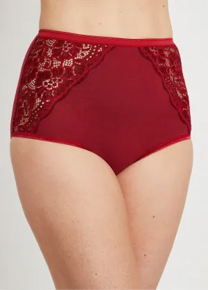 Culottes taille haute dentelle - lot de 2