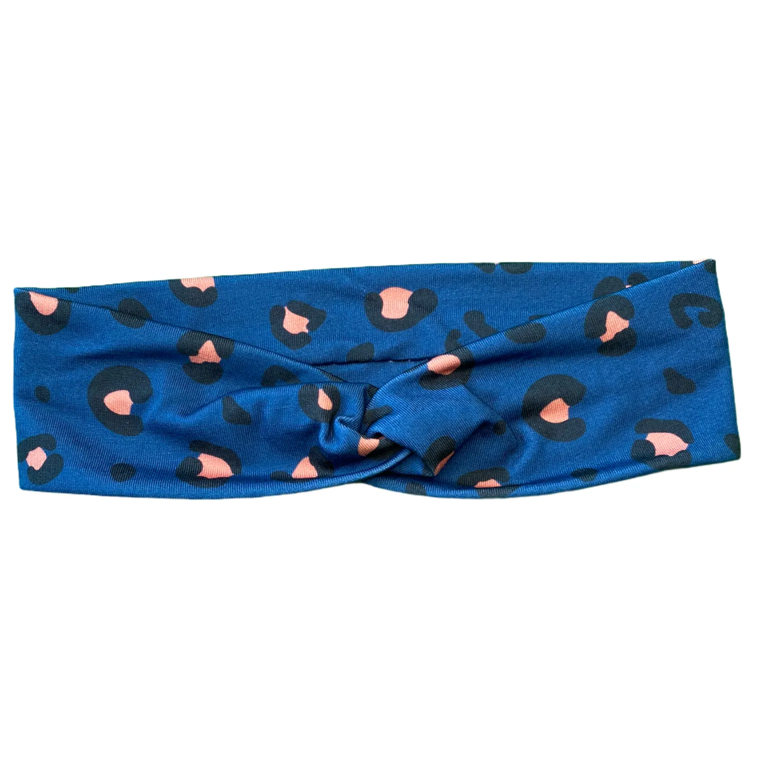 Feeling Blue Cheetah Knotties Headband
