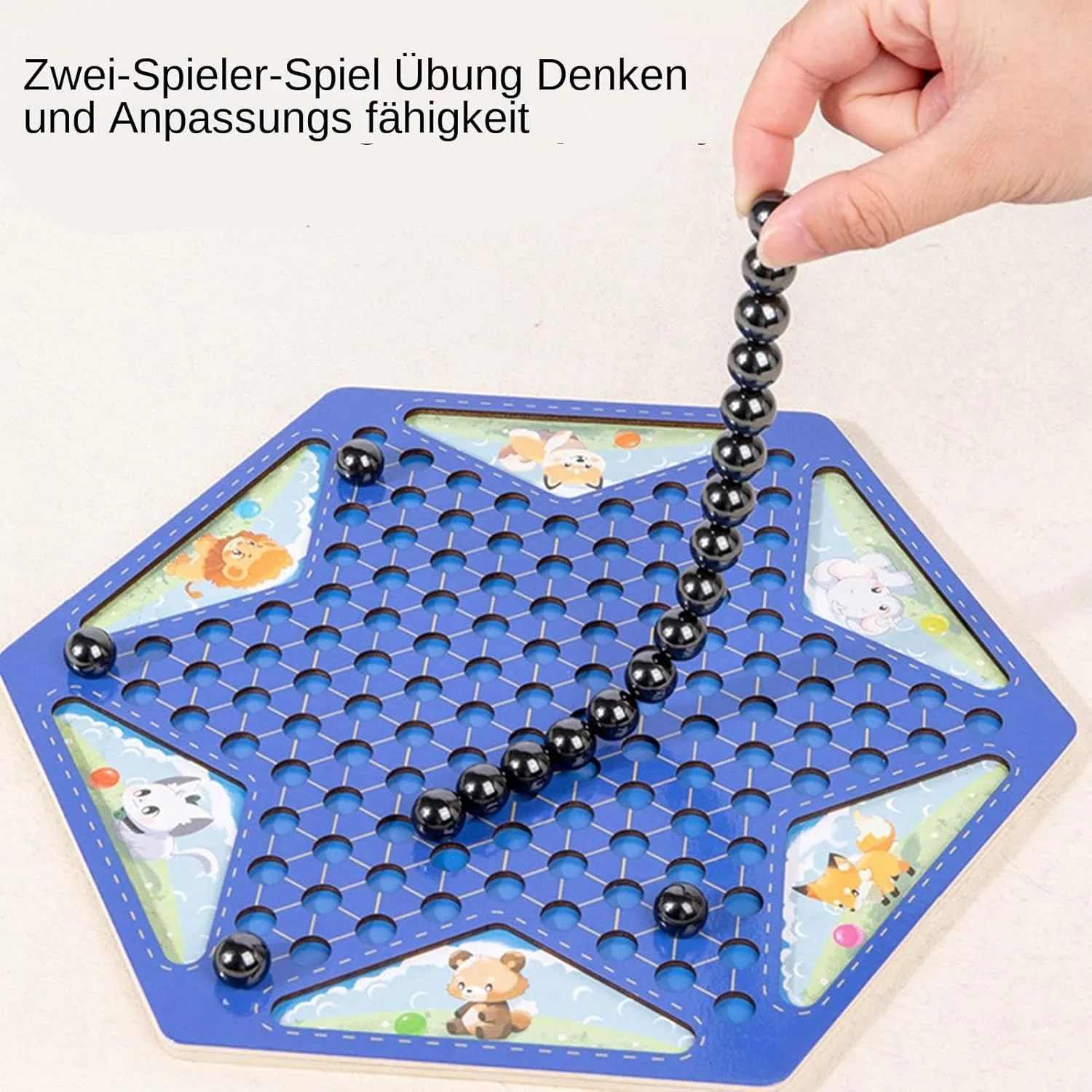 G075 - 2 in 1 checkers magnetic chess