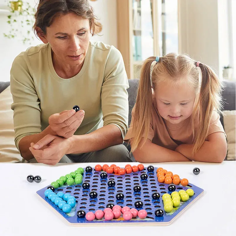 G075 - 2 in 1 checkers magnetic chess