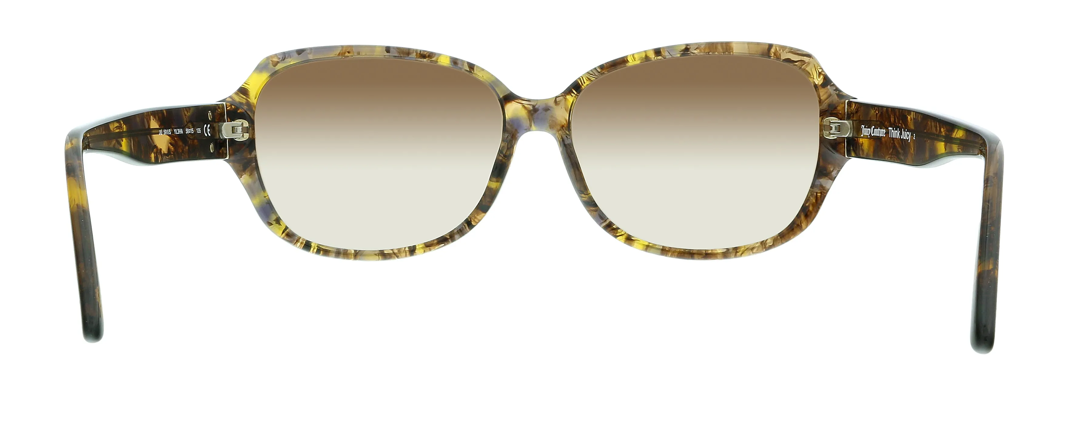 Juicy Couture JU 591/S HA 0YL3 Brown Crystal Square Sunglasses
