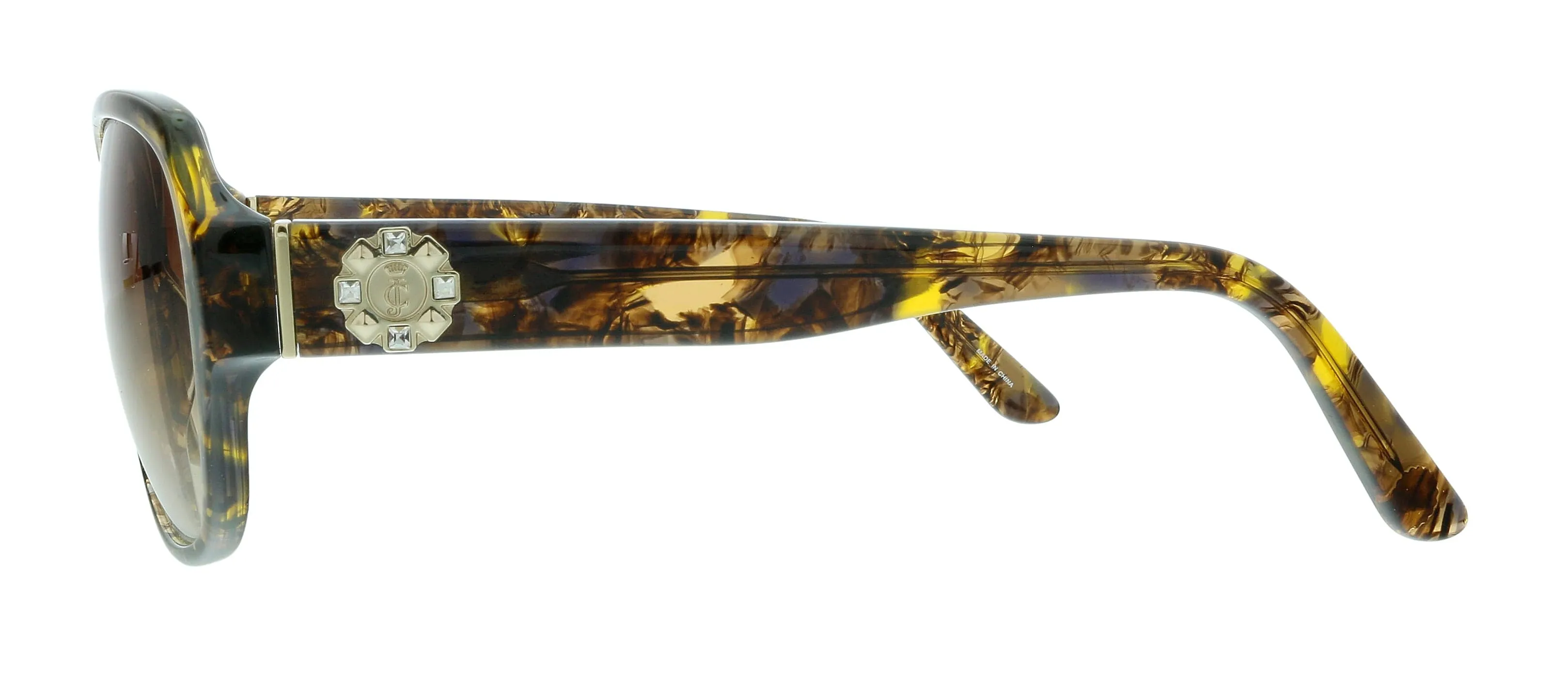 Juicy Couture JU 591/S HA 0YL3 Brown Crystal Square Sunglasses