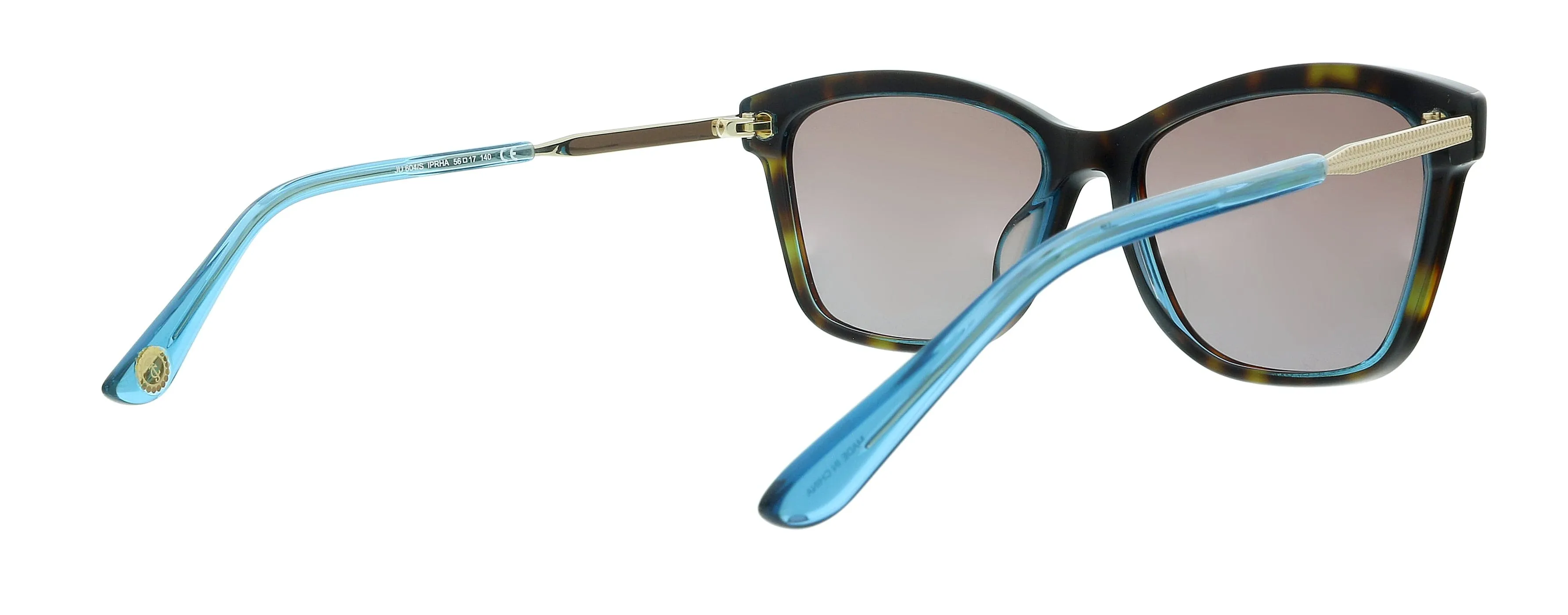 Juicy Couture JU 604/S HA 0IPR Havana Blue Square Sunglasses