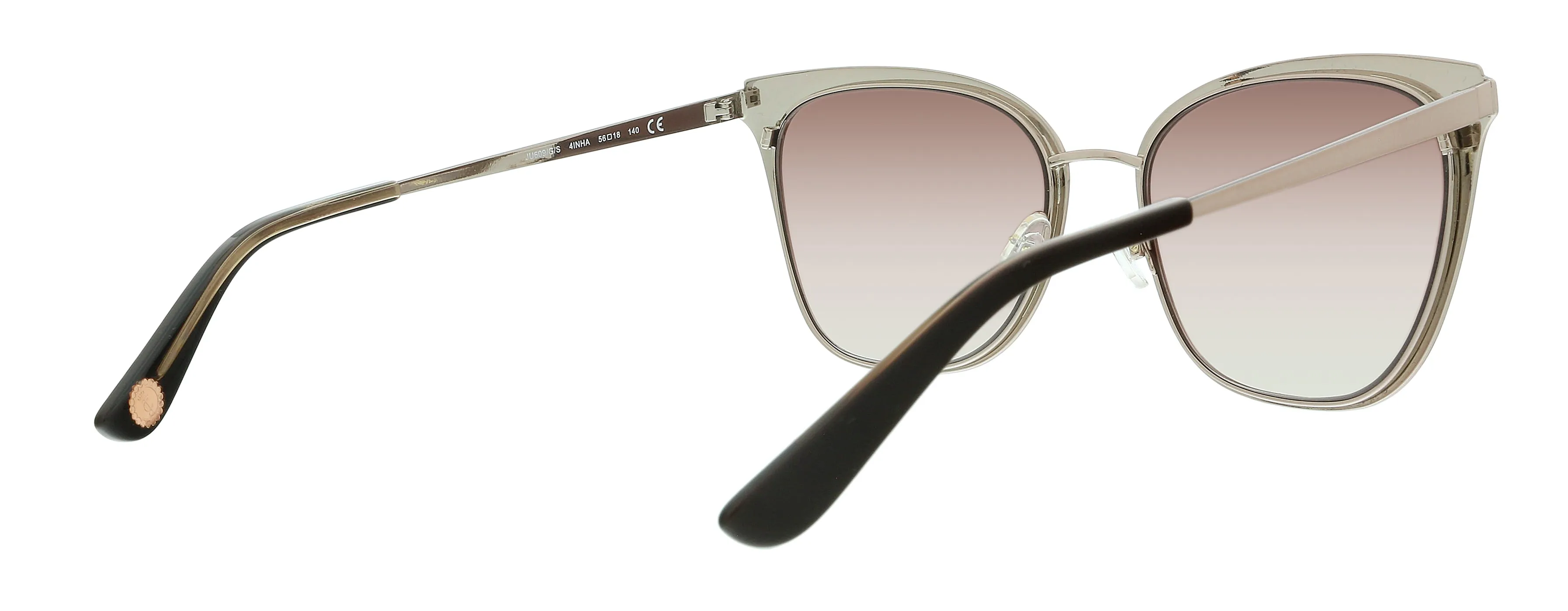 Juicy Couture JU 609/G/S HA 04IN Matte Brown Square Sunglasses