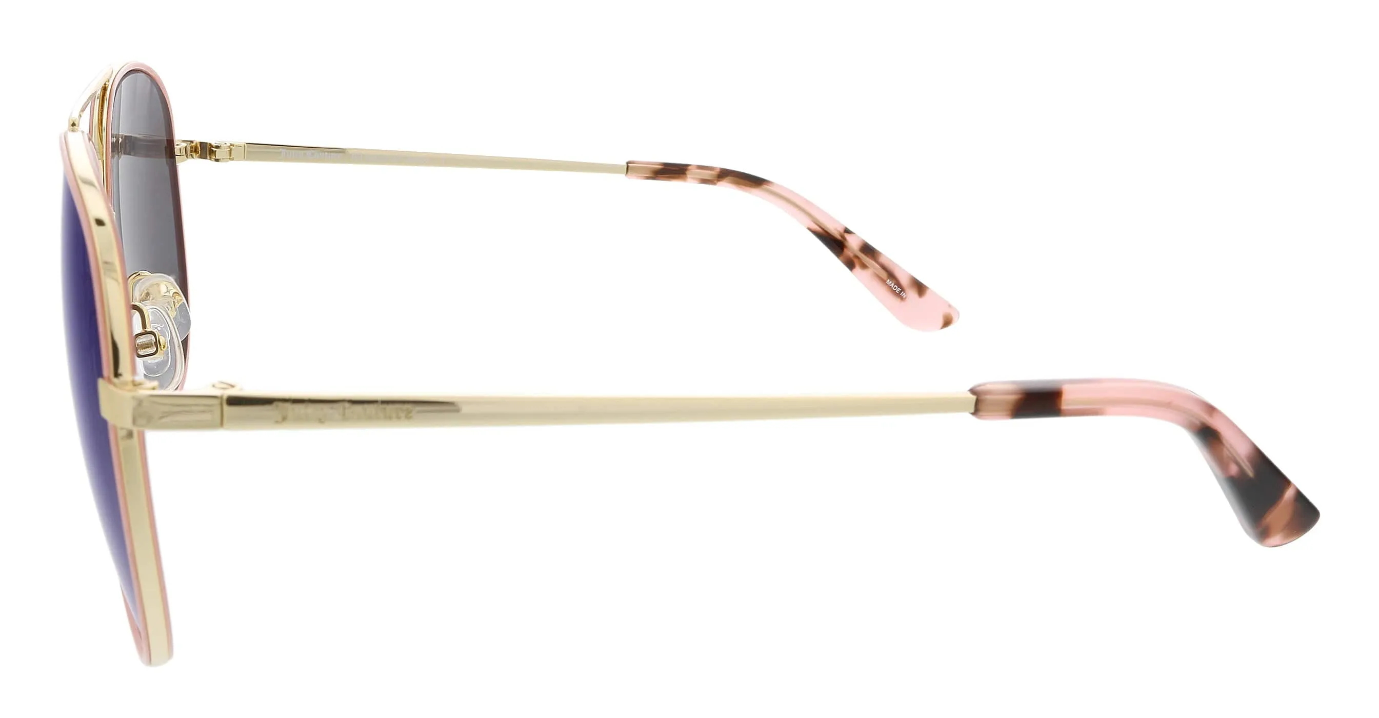 JUICY COUTURE JU599S 0EYR DC Gold Pink Aviator Sunglasses