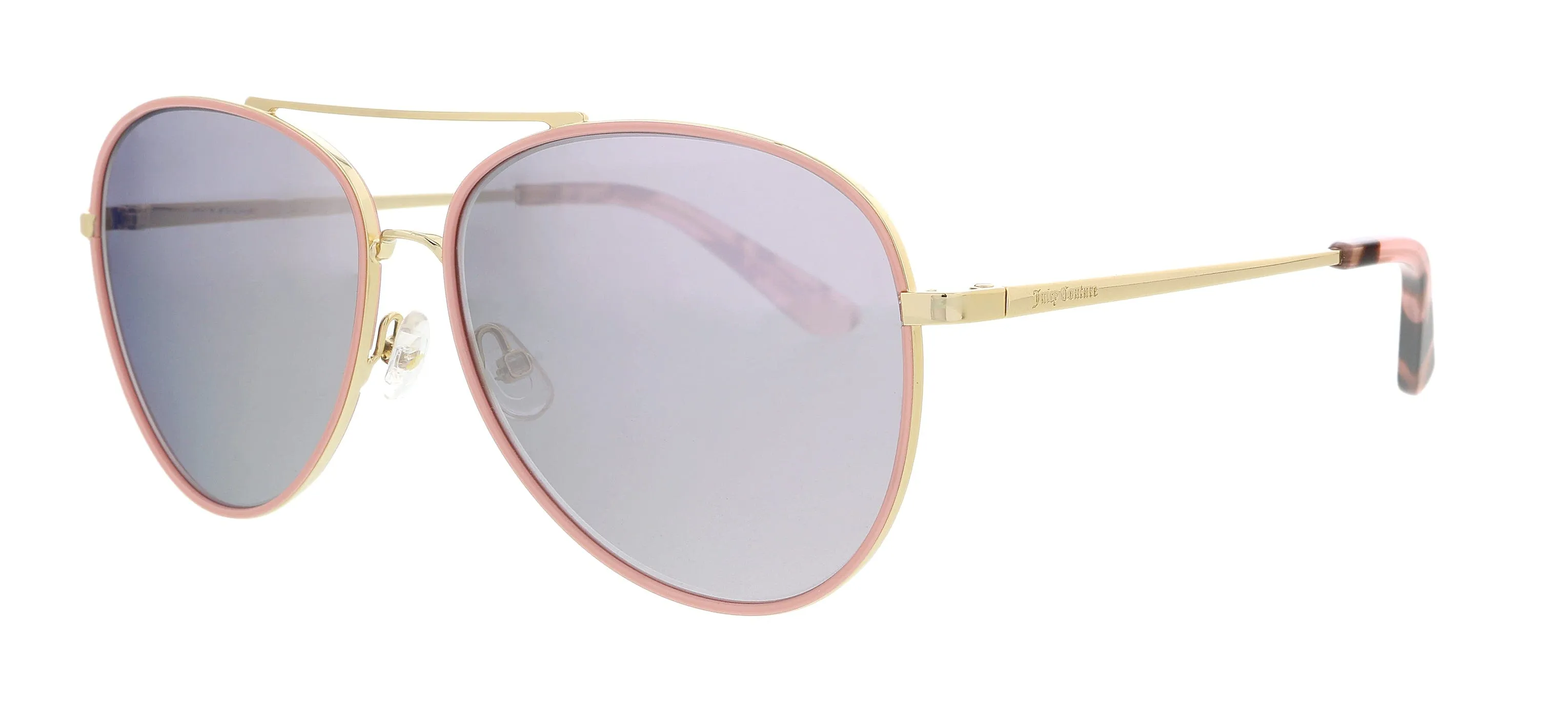 JUICY COUTURE JU599S 0EYR DC Gold Pink Aviator Sunglasses