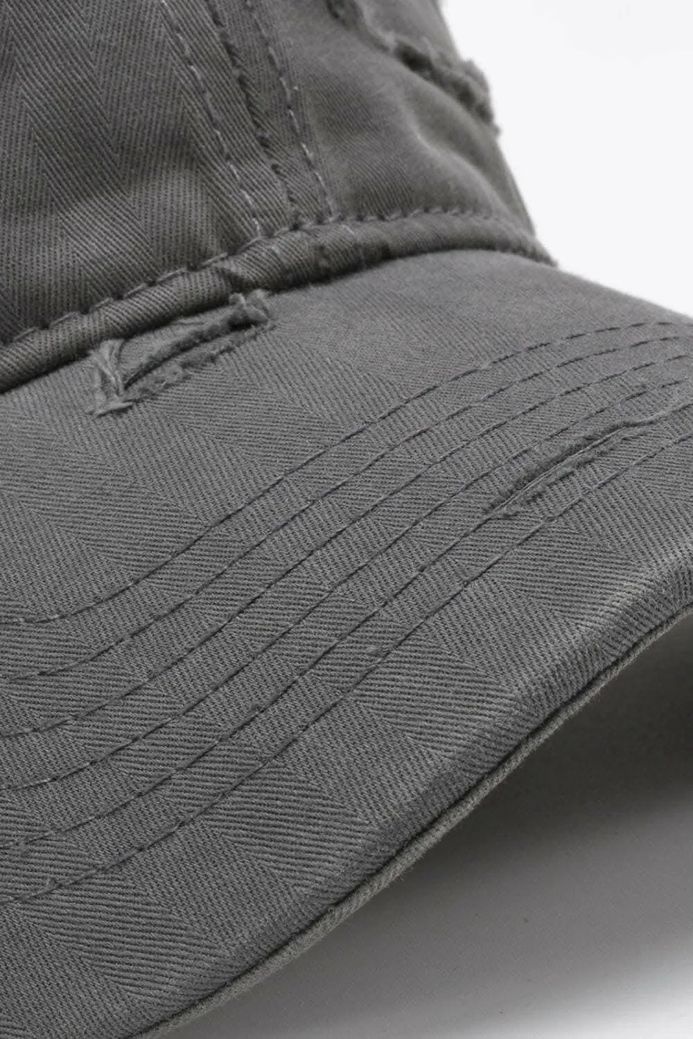 Trendy distressed baseball cap