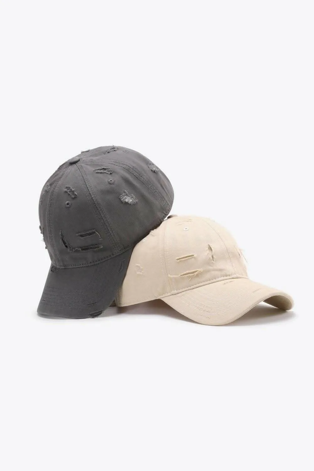 Trendy distressed baseball cap