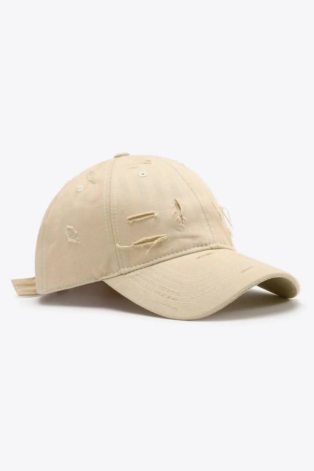 Trendy distressed baseball cap