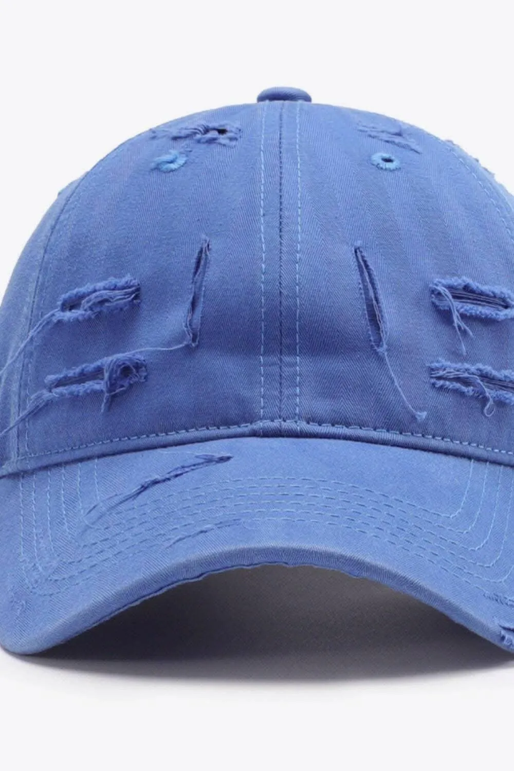 Trendy distressed baseball cap