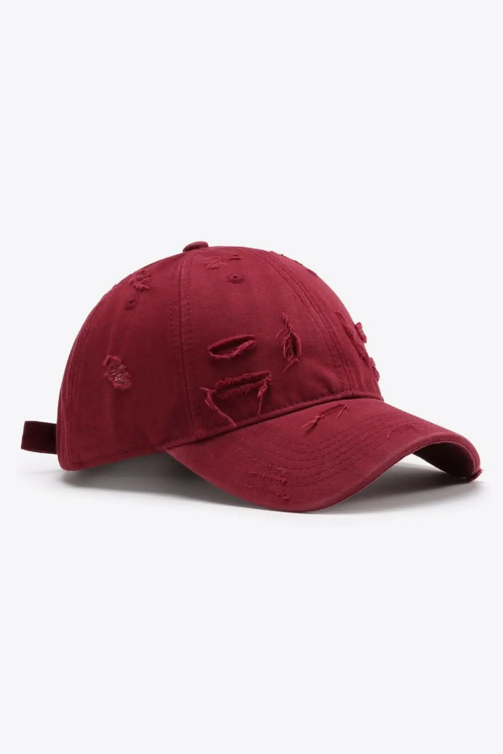 Trendy distressed baseball cap