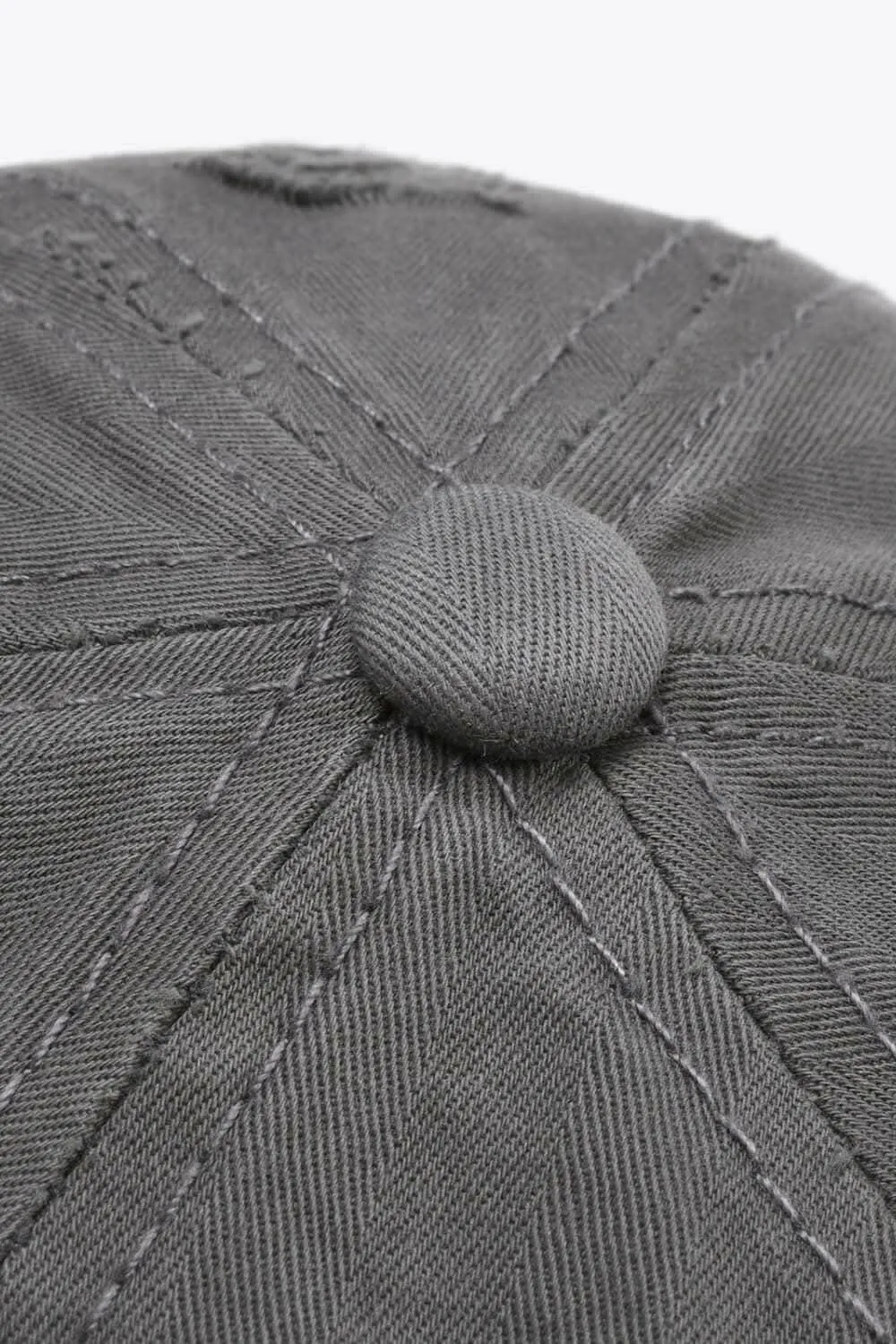 Trendy distressed baseball cap