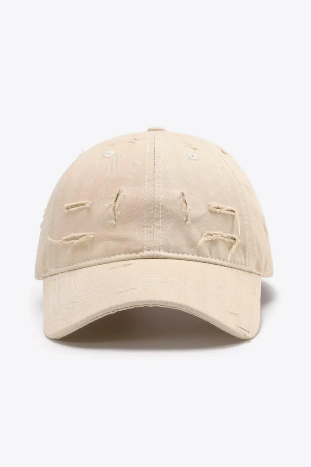 Trendy distressed baseball cap