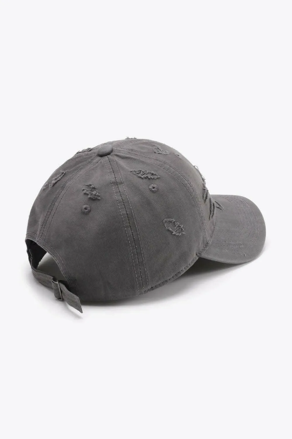 Trendy distressed baseball cap