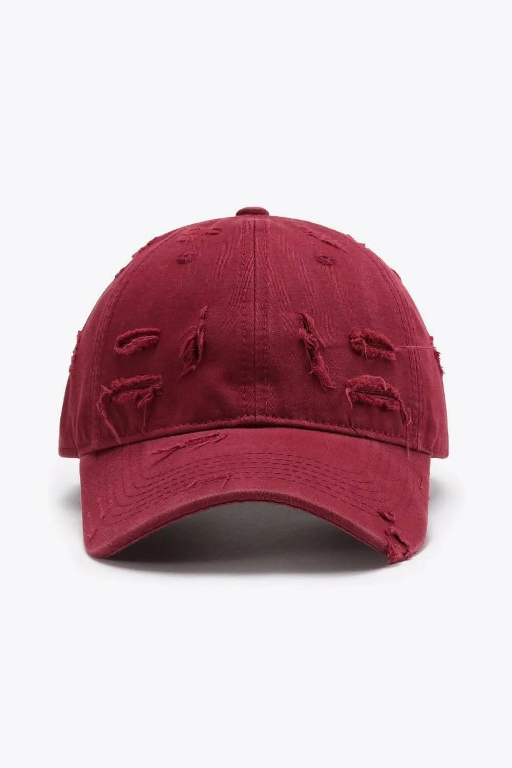 Trendy distressed baseball cap