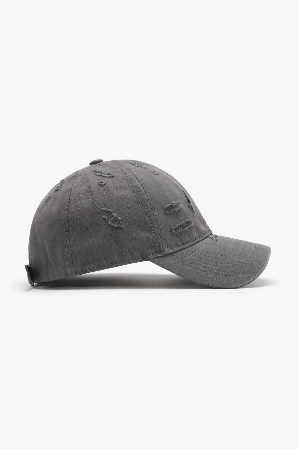 Trendy distressed baseball cap