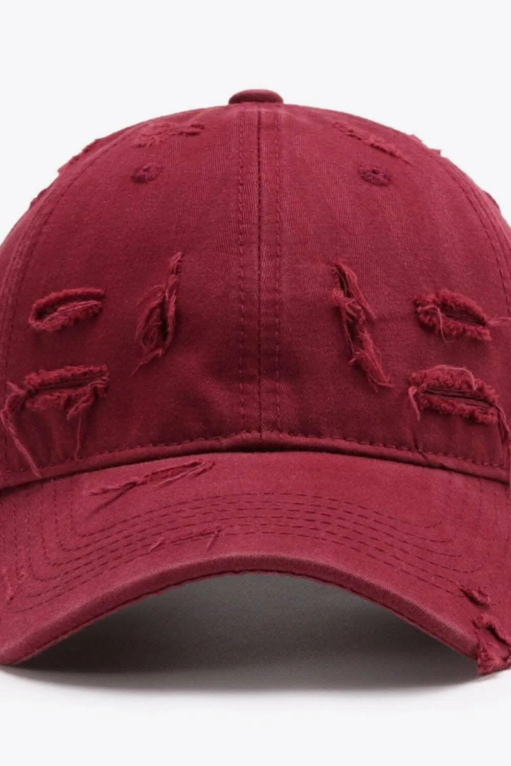 Trendy distressed baseball cap