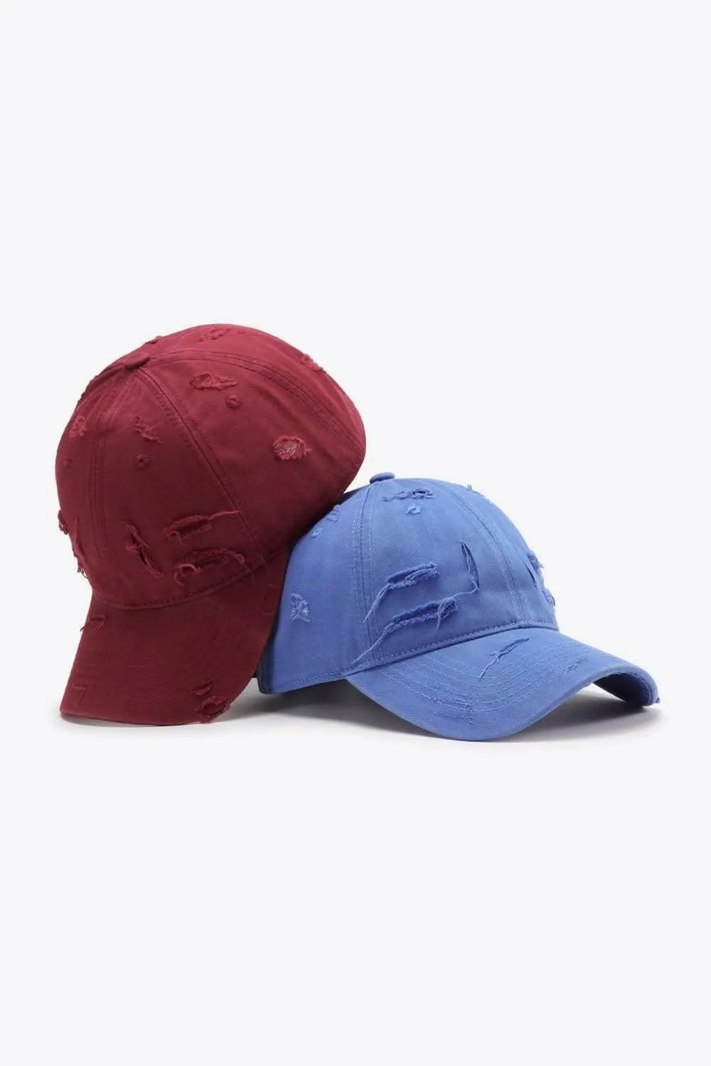 Trendy distressed baseball cap