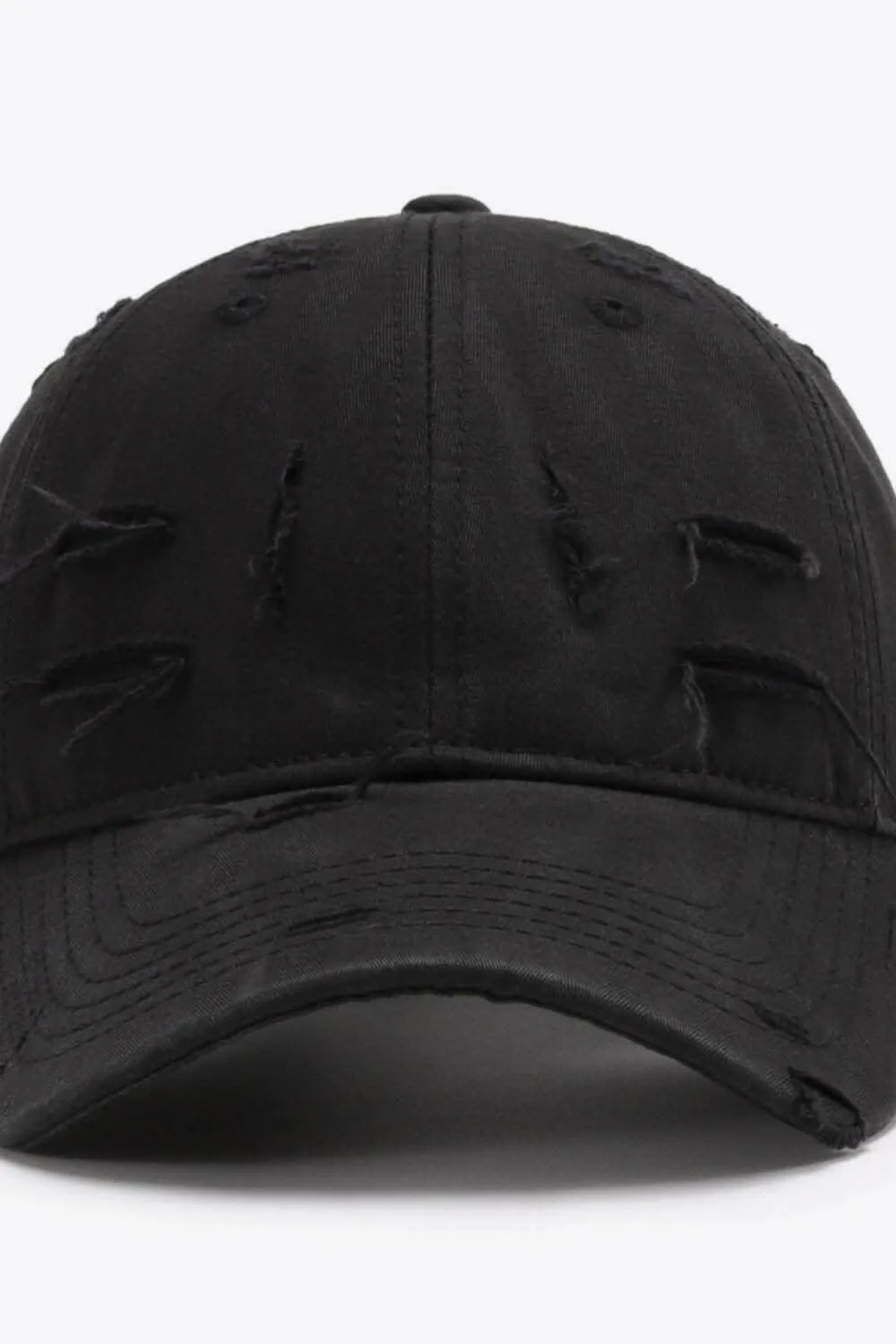 Trendy distressed baseball cap