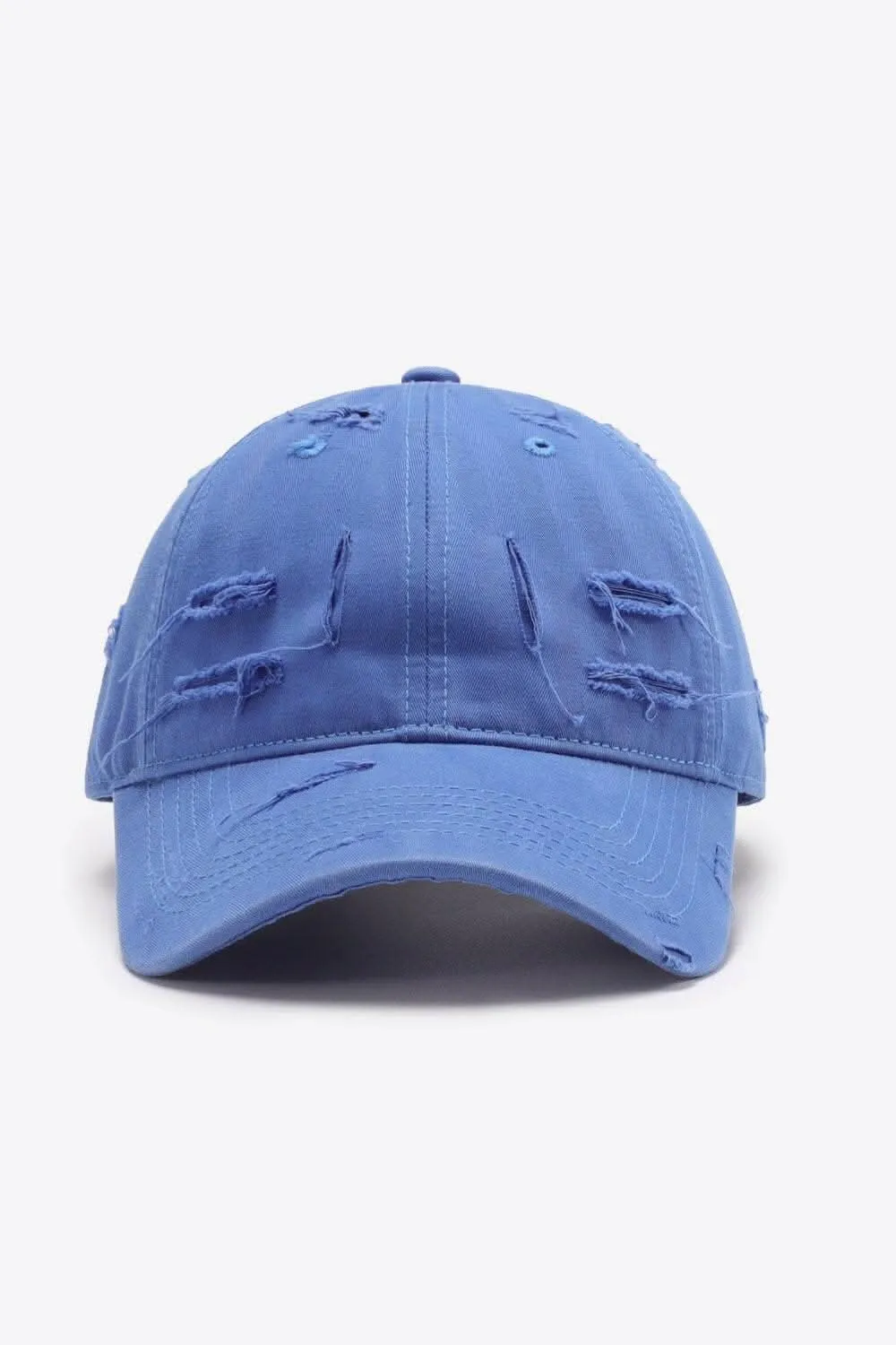 Trendy distressed baseball cap