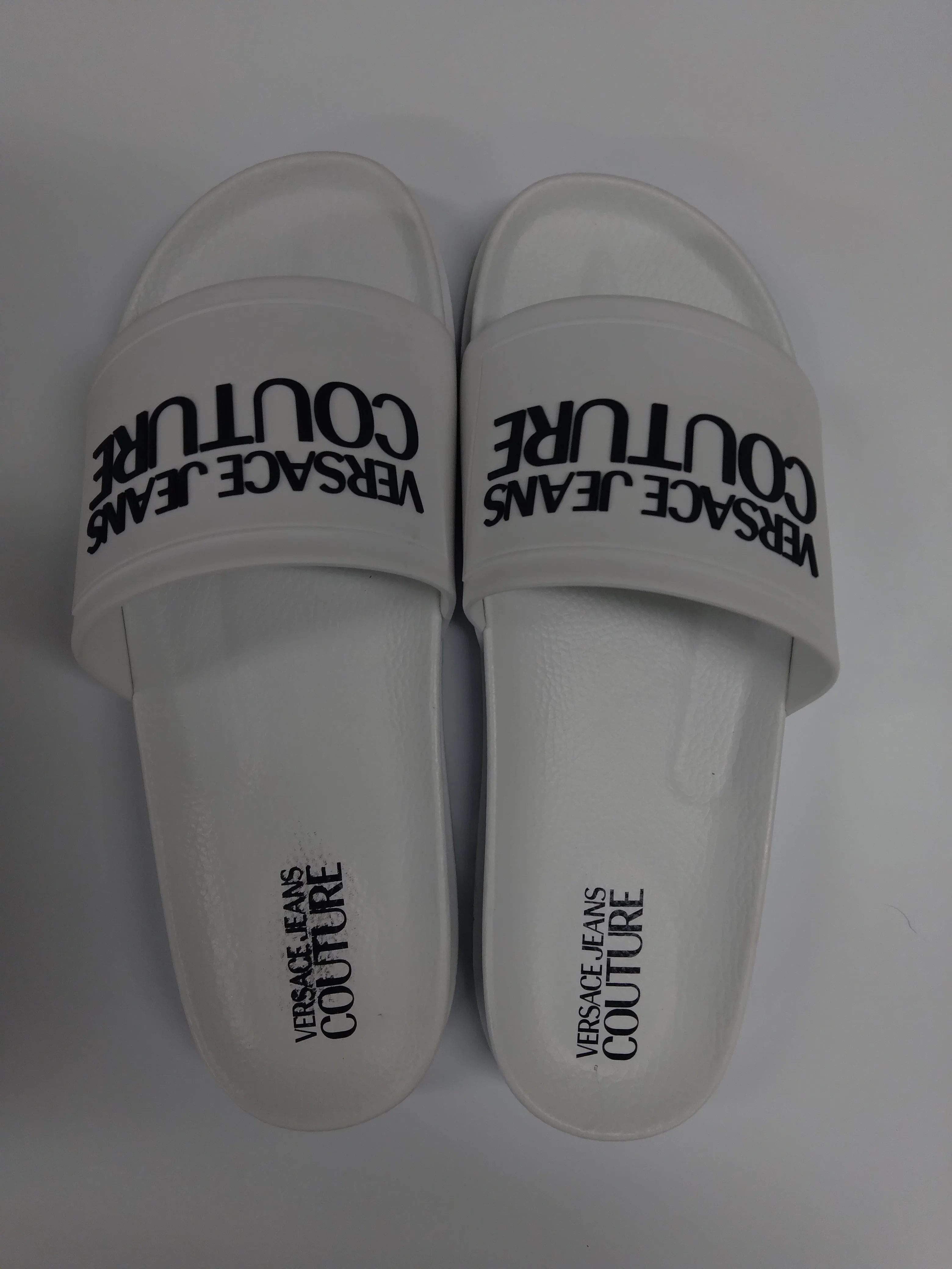 Versace Jeans Couture White Contemporary Logo Slide-9