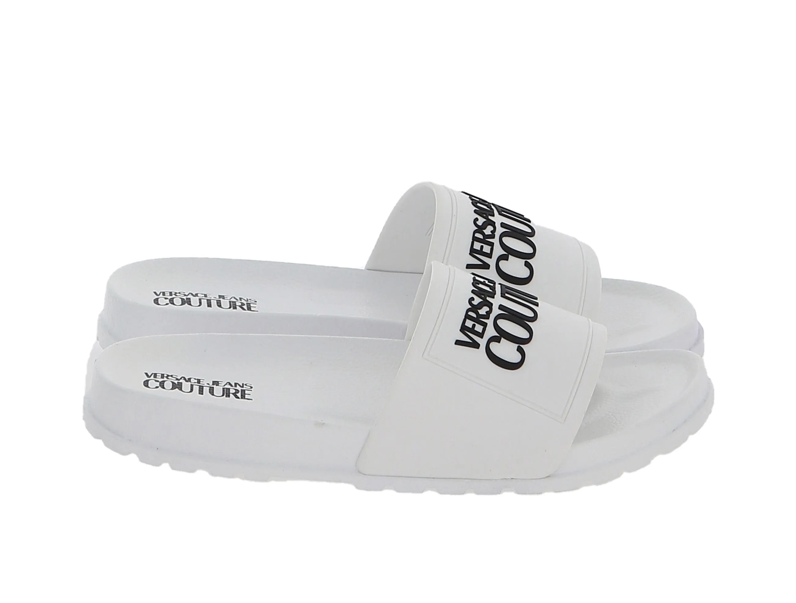 Versace Jeans Couture White Contemporary Logo Slide-9