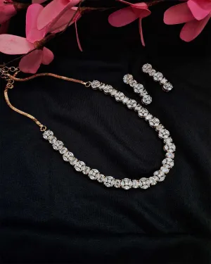 Zevarly Rosha Ad Necklace Set