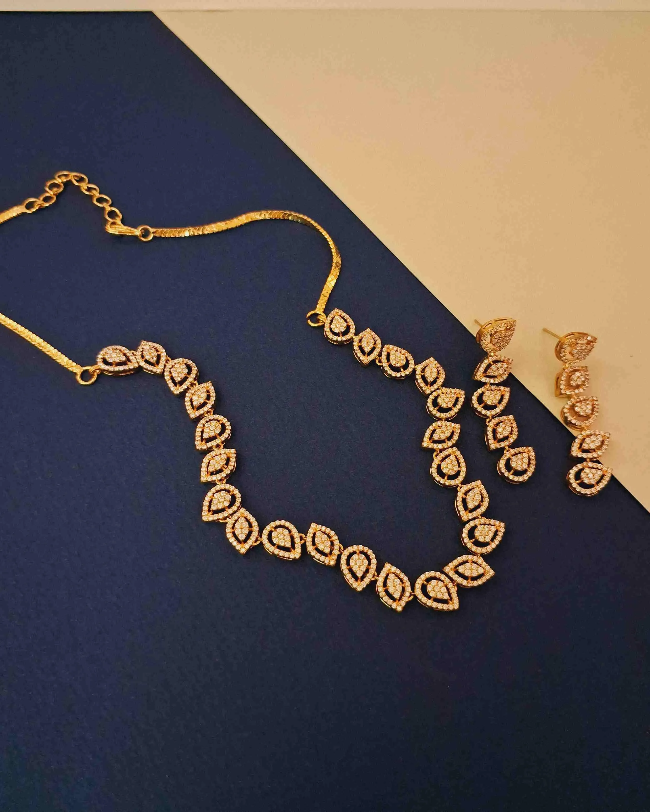 Zevarly Shreshtha Cz Necklace