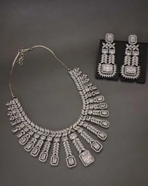 Zevarly Shruti-Kirti Ad Necklace Set